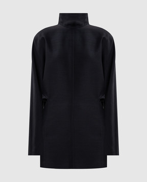 Carven Black wool and silk mini dress 6262K21110