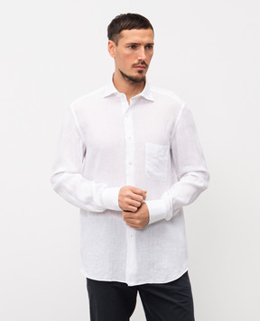 Stefano Ricci White linen shirt MC007893BX2922
