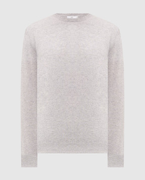 Pini Parma Gray cashmere jumper RNECKICE
