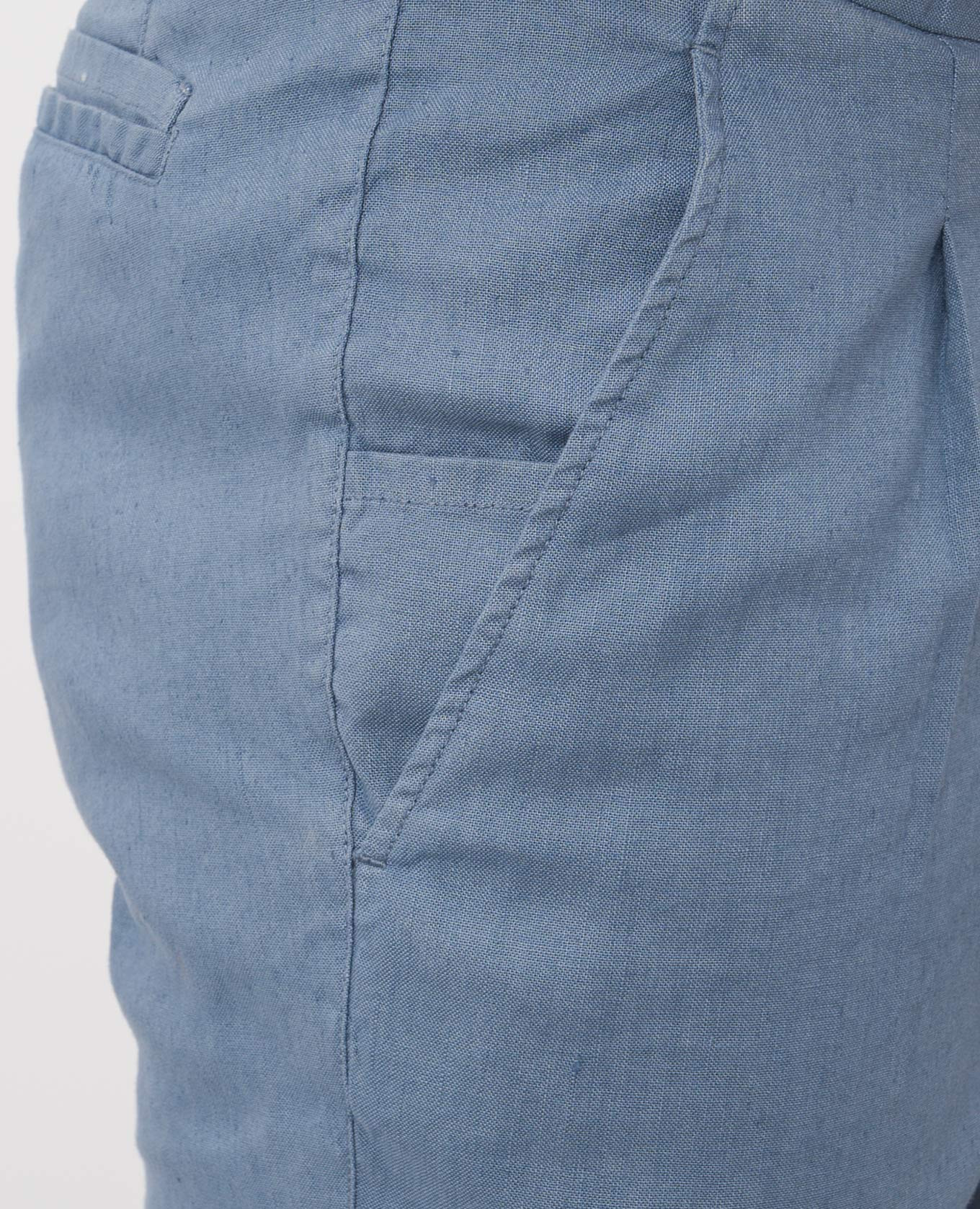 

Blue linen pants Enrico Mandelli, Light blue