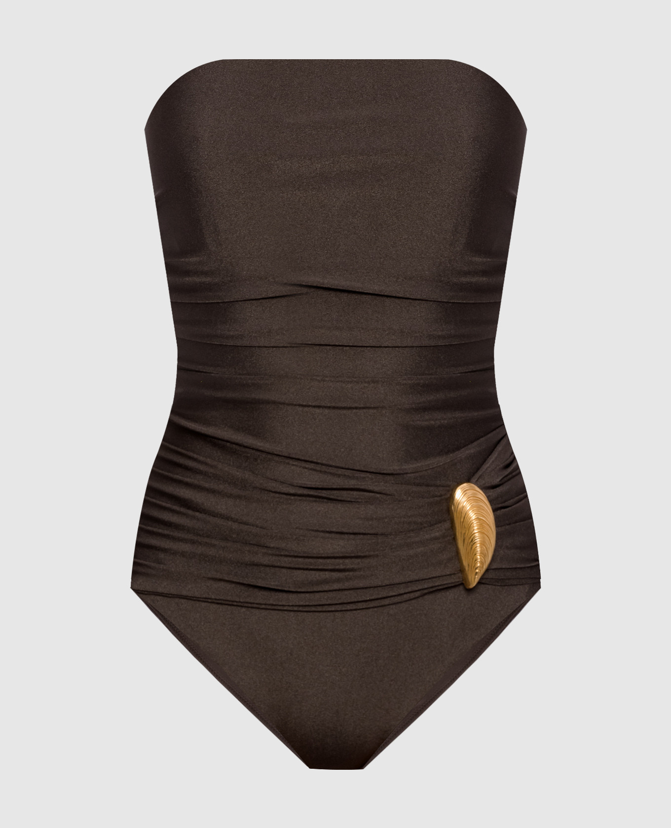 Lorena Shell Brown Swimsuit
