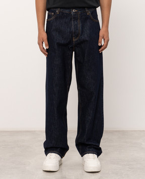 Off-White Blue jeans with embroidery 44MYA19DF26D003