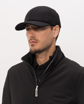 Stefano Ricci Black cashmere cap MCV63SB11FMA0037