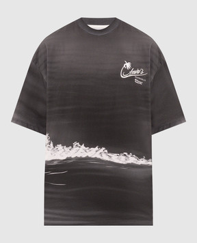 AMIRI Grey PALMS T-shirt AMTOJR1185