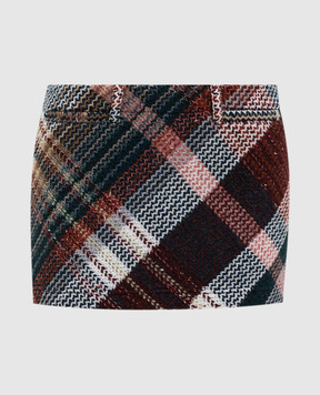 Missoni Checked wool mini skirt DS25WH14BC005L