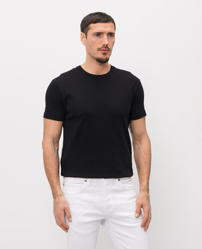 Tom Ford Black T-shirt with perforations JCS032JMC111