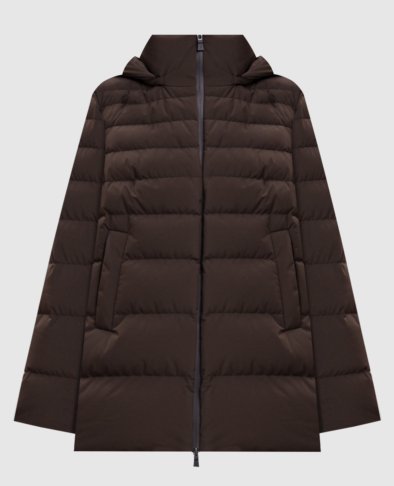 Brown down jacket