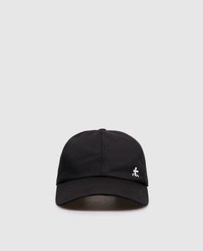Premiata Black cap with embroidered emblem BALL12