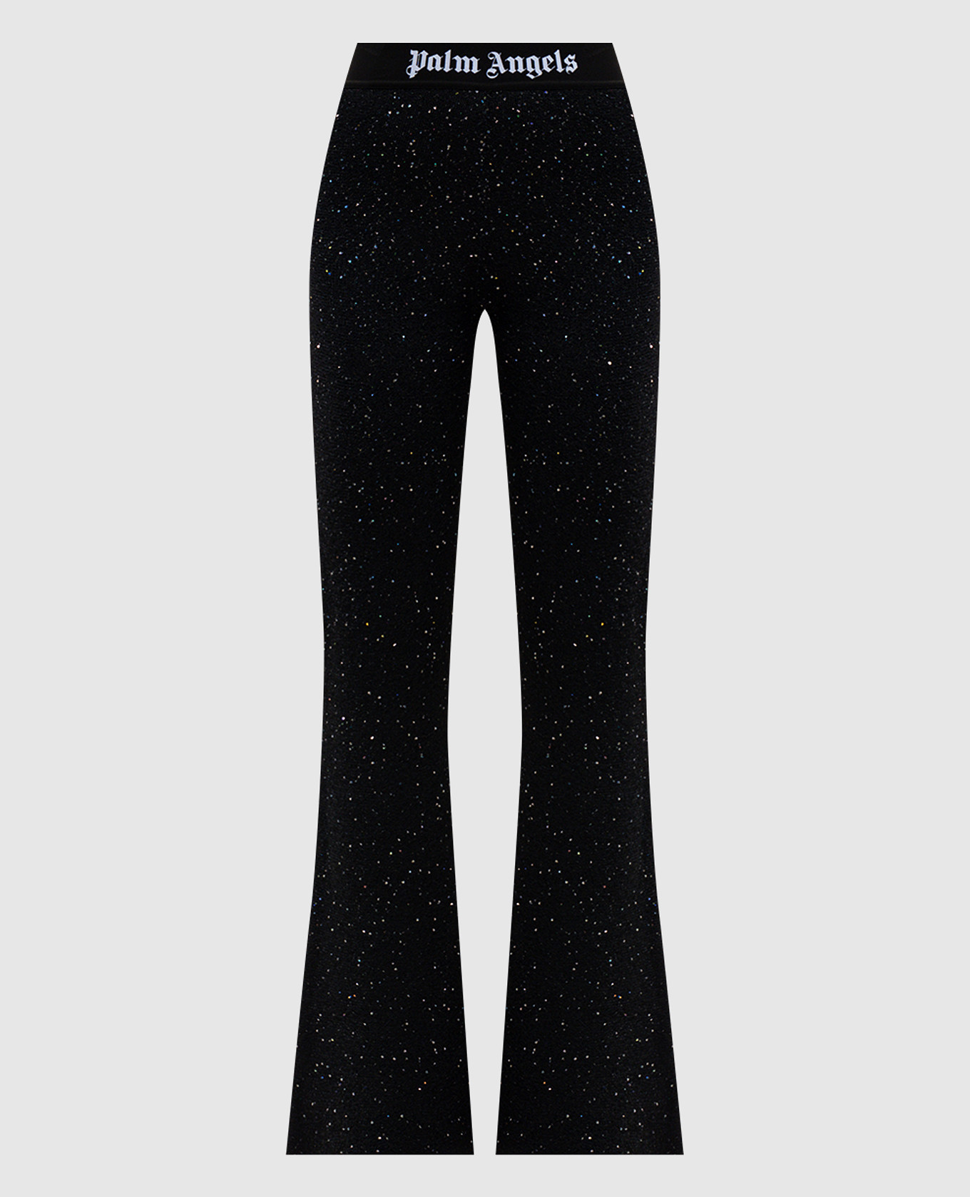 

Black flared pants Soiree in sequins Palm Angels