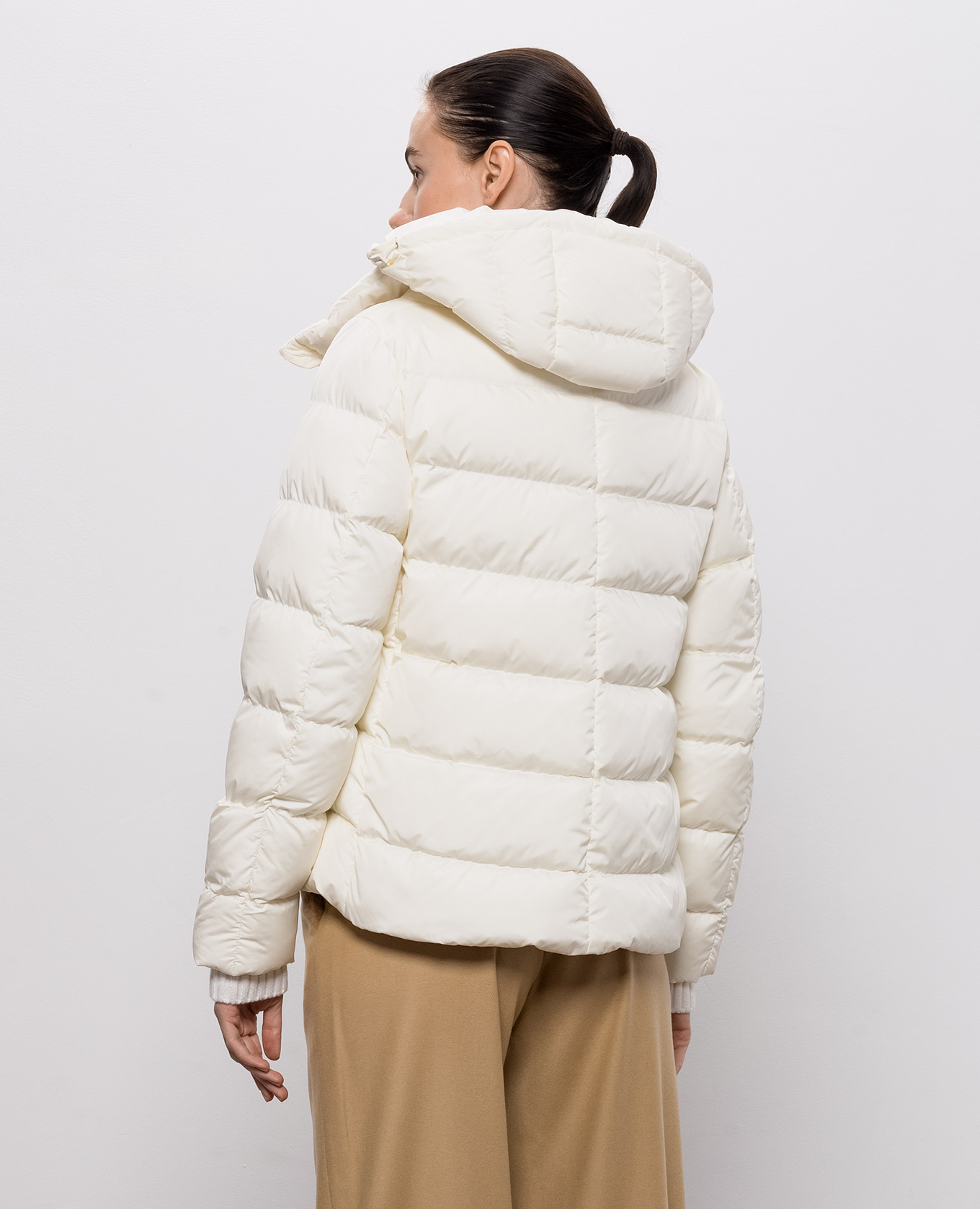 Ivory down jacket Herno 4