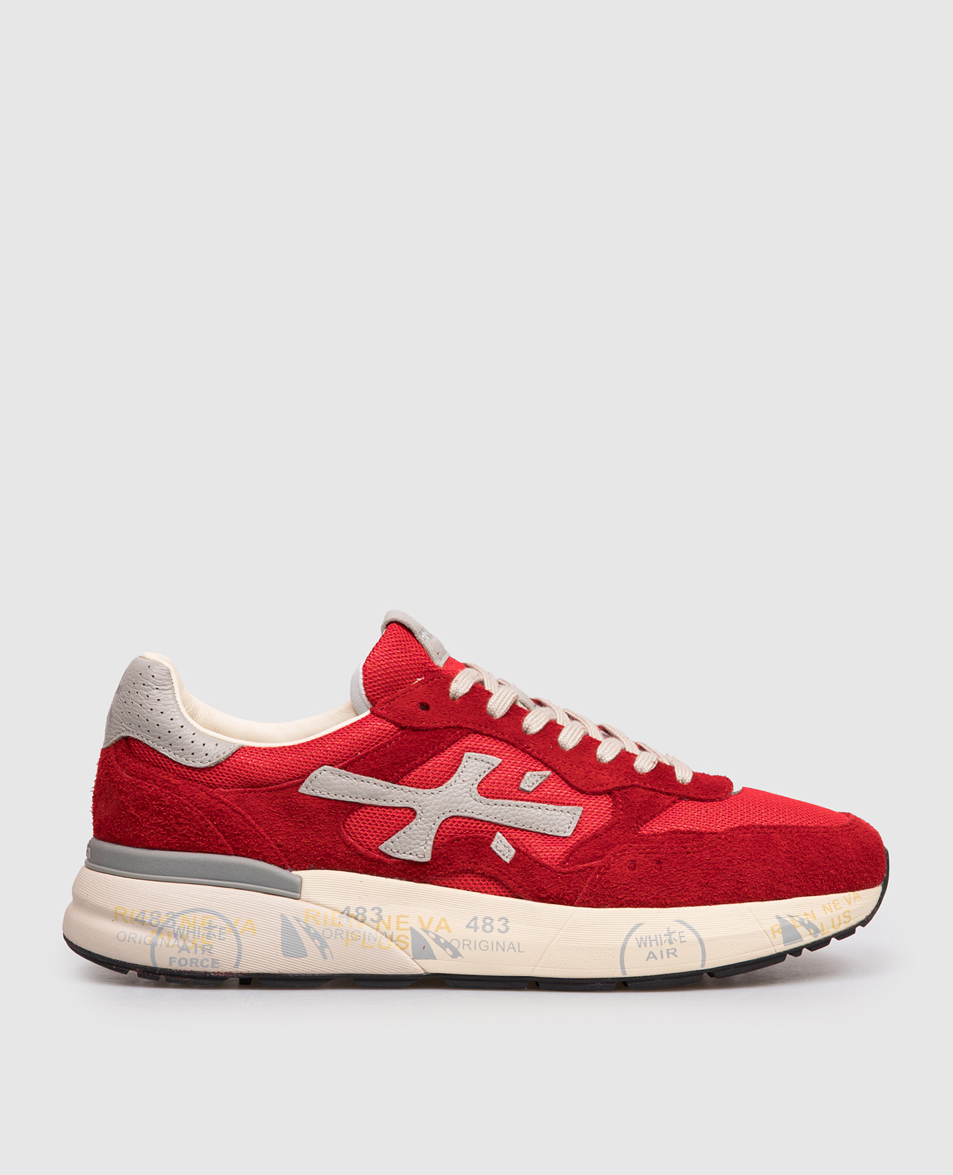 Red combination sneakers MICK