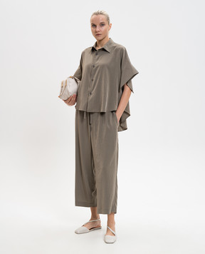 Y`S Yamamoto Khaki shirt YQB02500