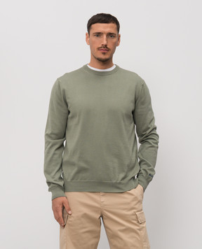 Woolrich Khaki jumper with logo embroidery CFWOKN0331MRUF0787