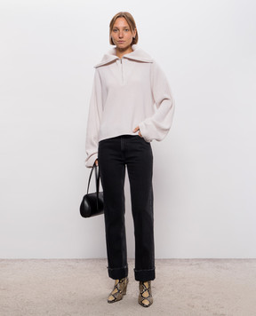 Solotre Ivory wool sweater M3AC0001