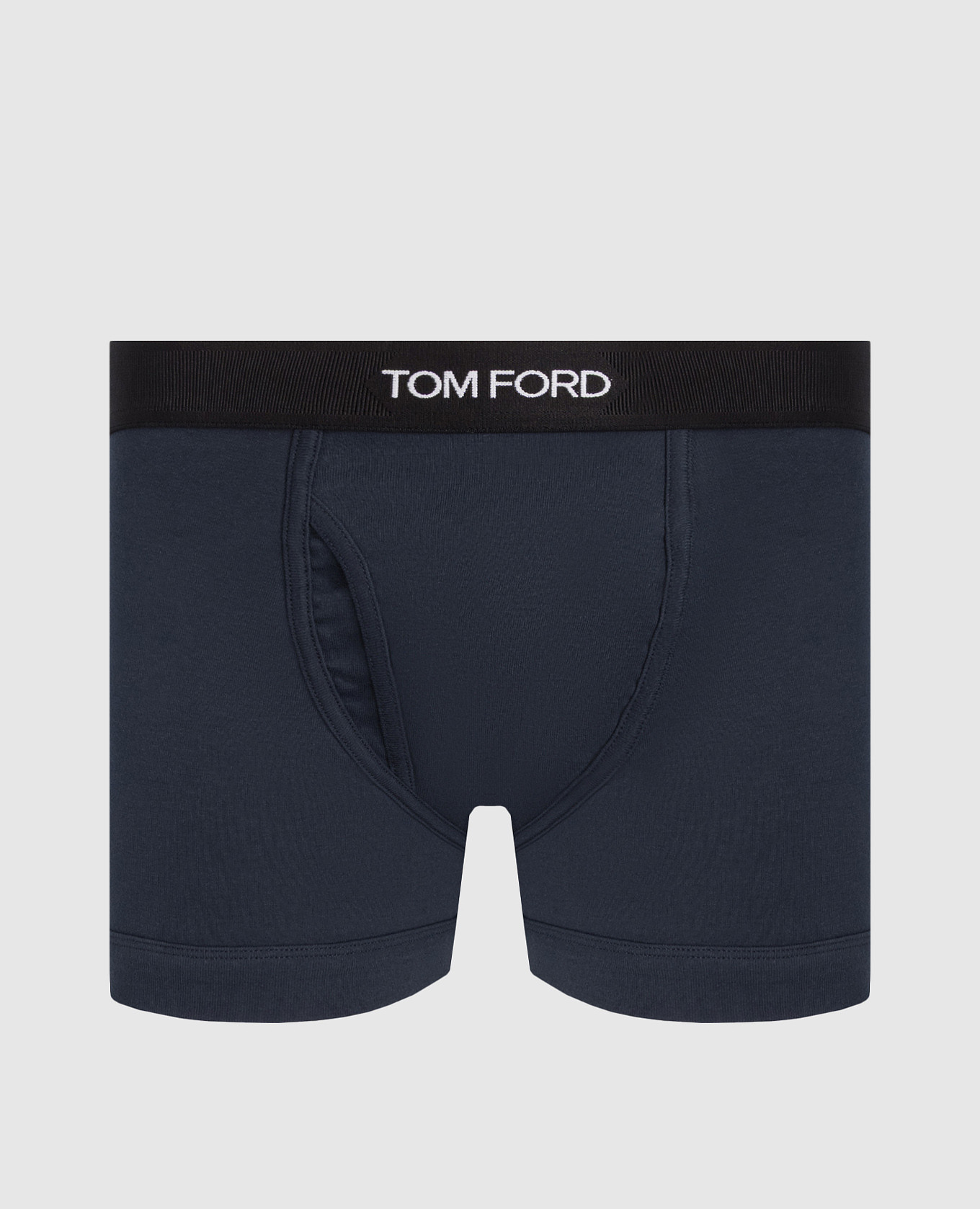 Blue boxer shorts