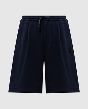 Juun.j Blue shorts with brand patch JC6425P21R