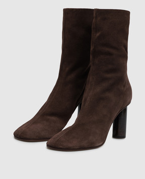 Paris Texas Alice brown suede ankle boots PX2030XV003