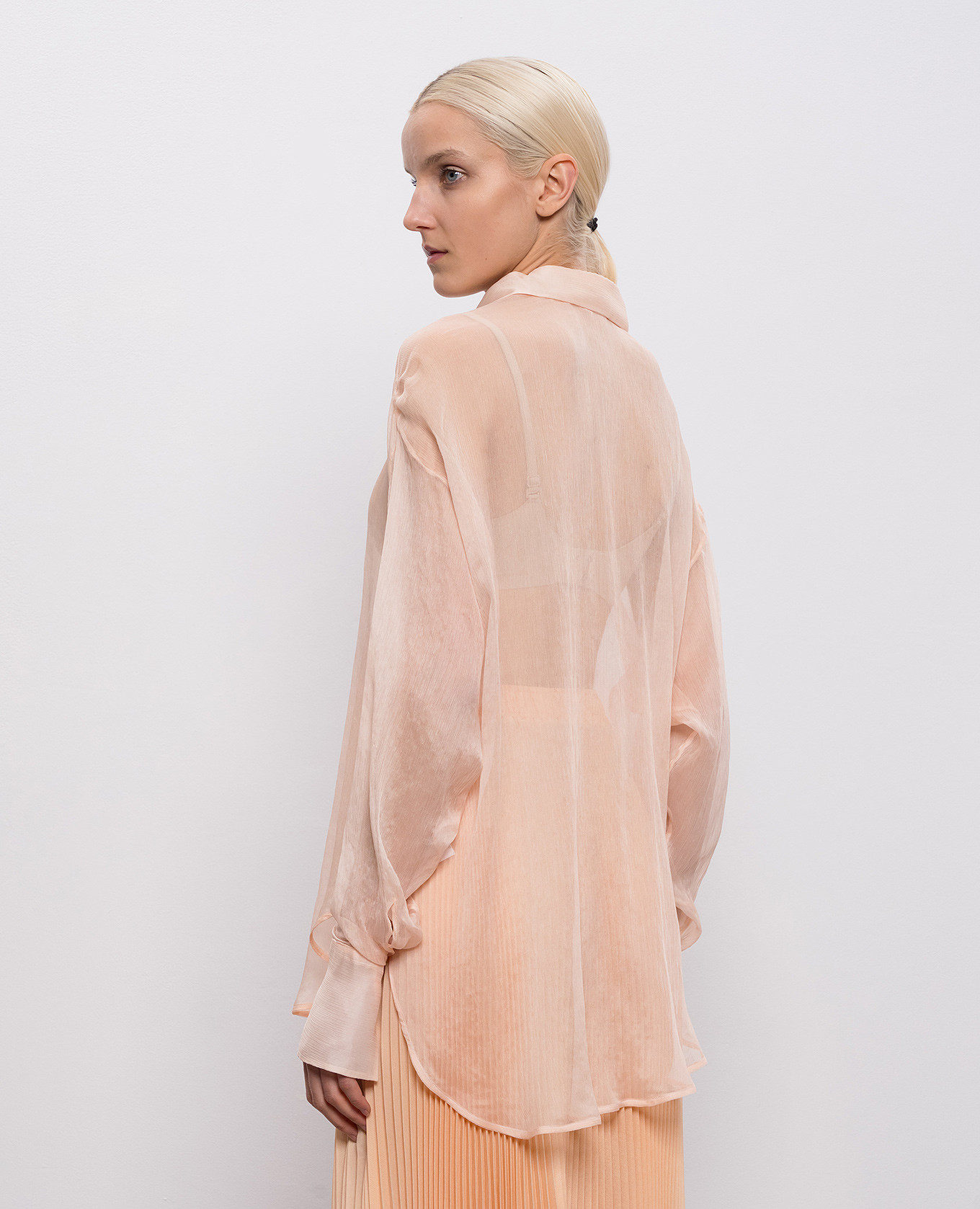 Pink silk blouse Ermanno Scervino 4