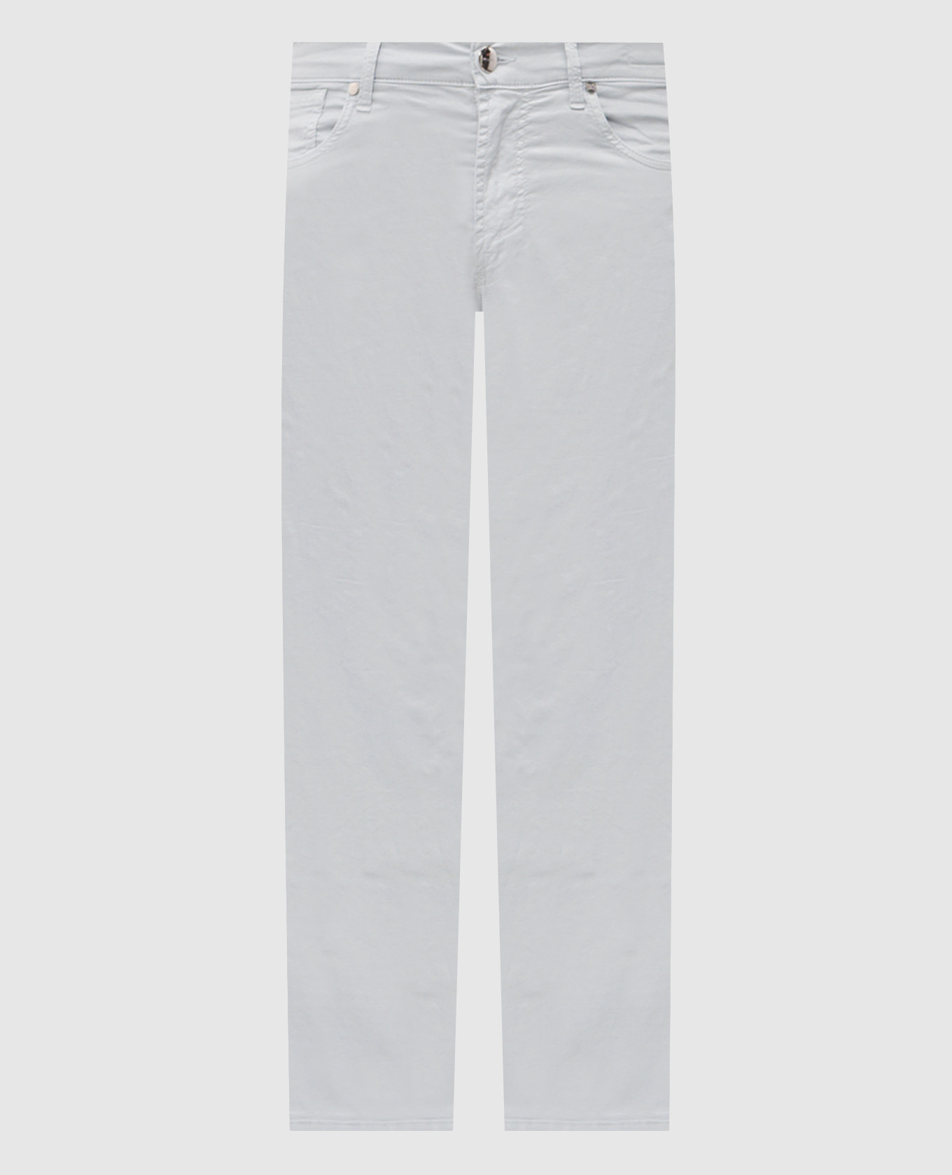 

Blue pants with logo patch Enrico Mandelli, Light blue