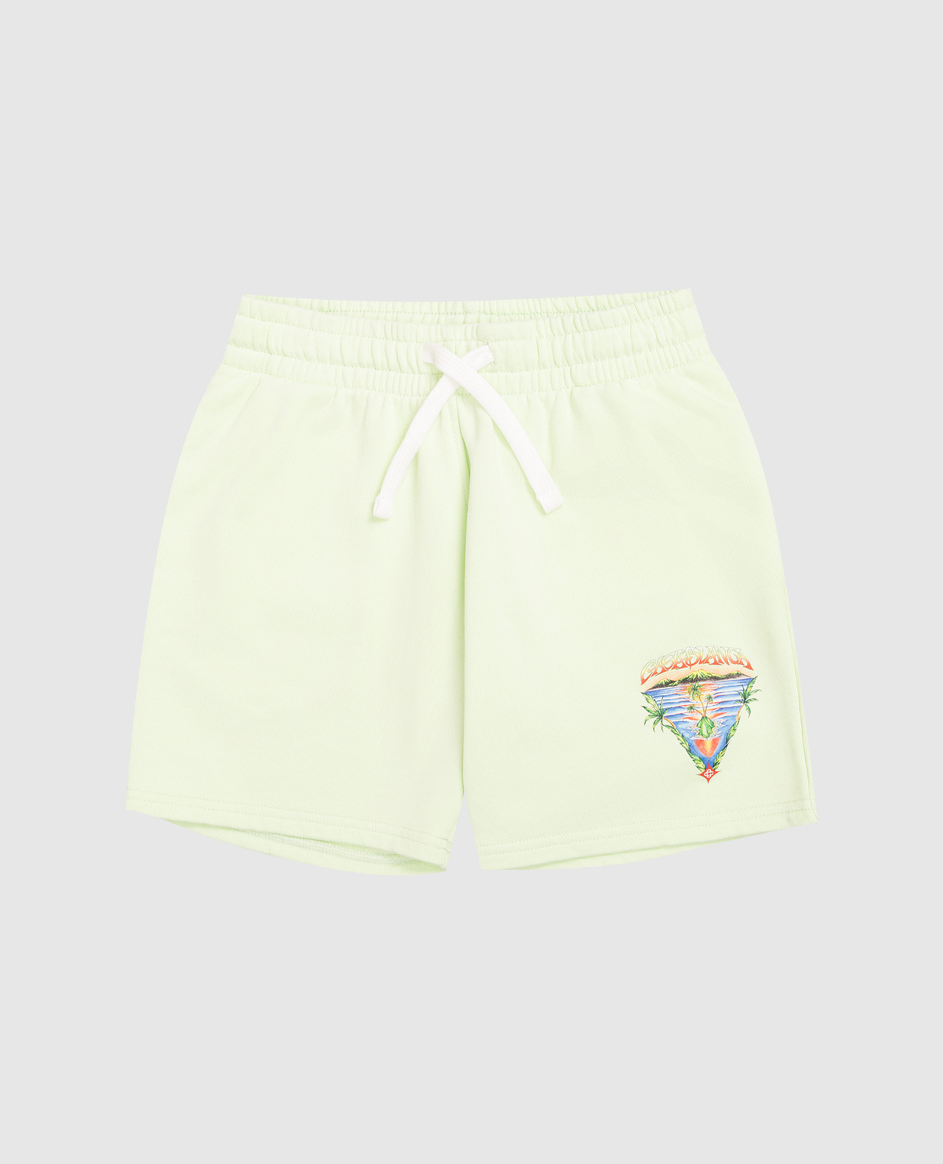 Kids' green Innocence Triangle shorts Casablanca