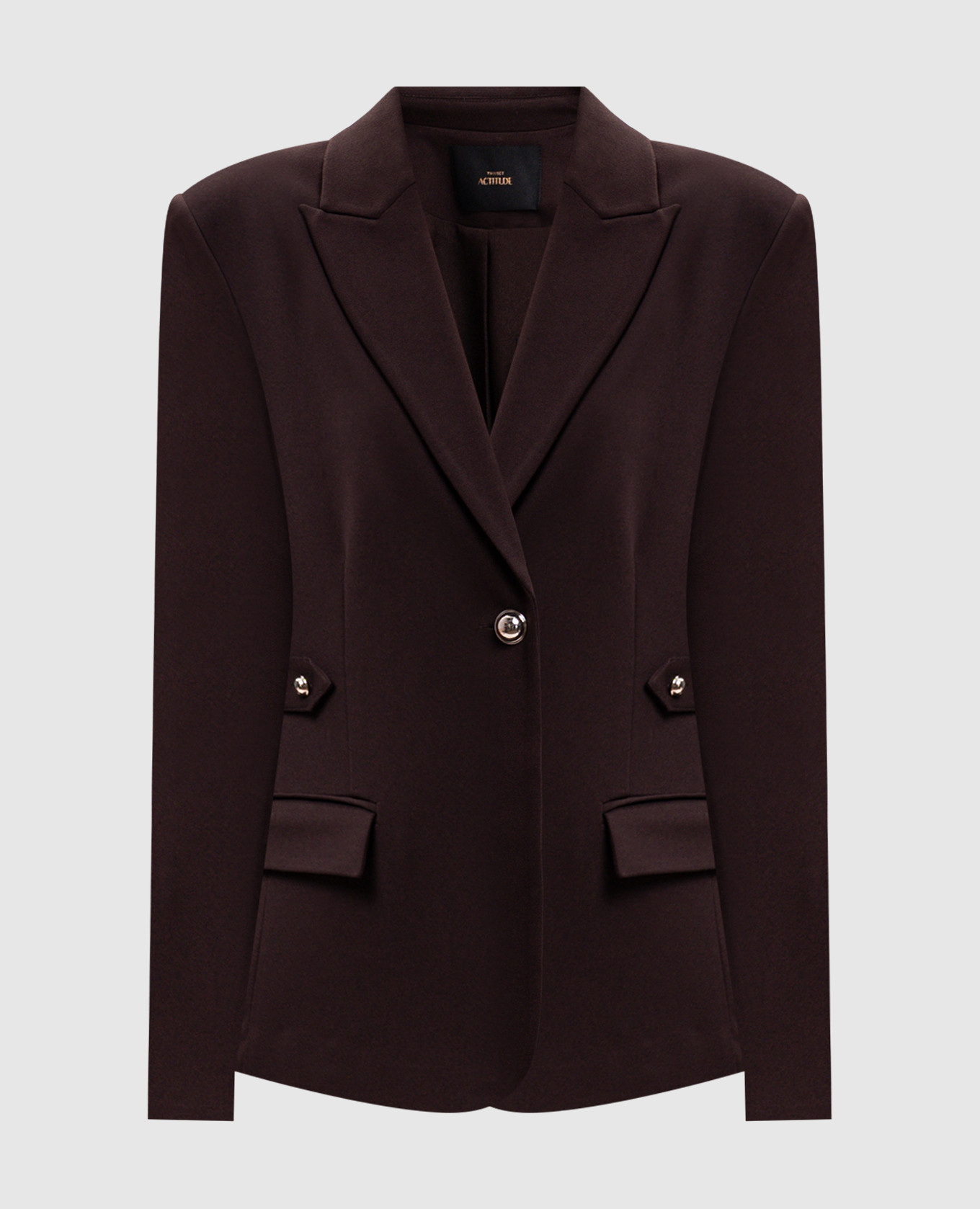Brown jacket with cuffs
