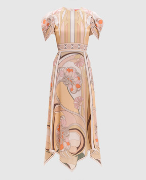 La DoubleJ Cherie yellow silk dress DRE0936CRE002TUL07