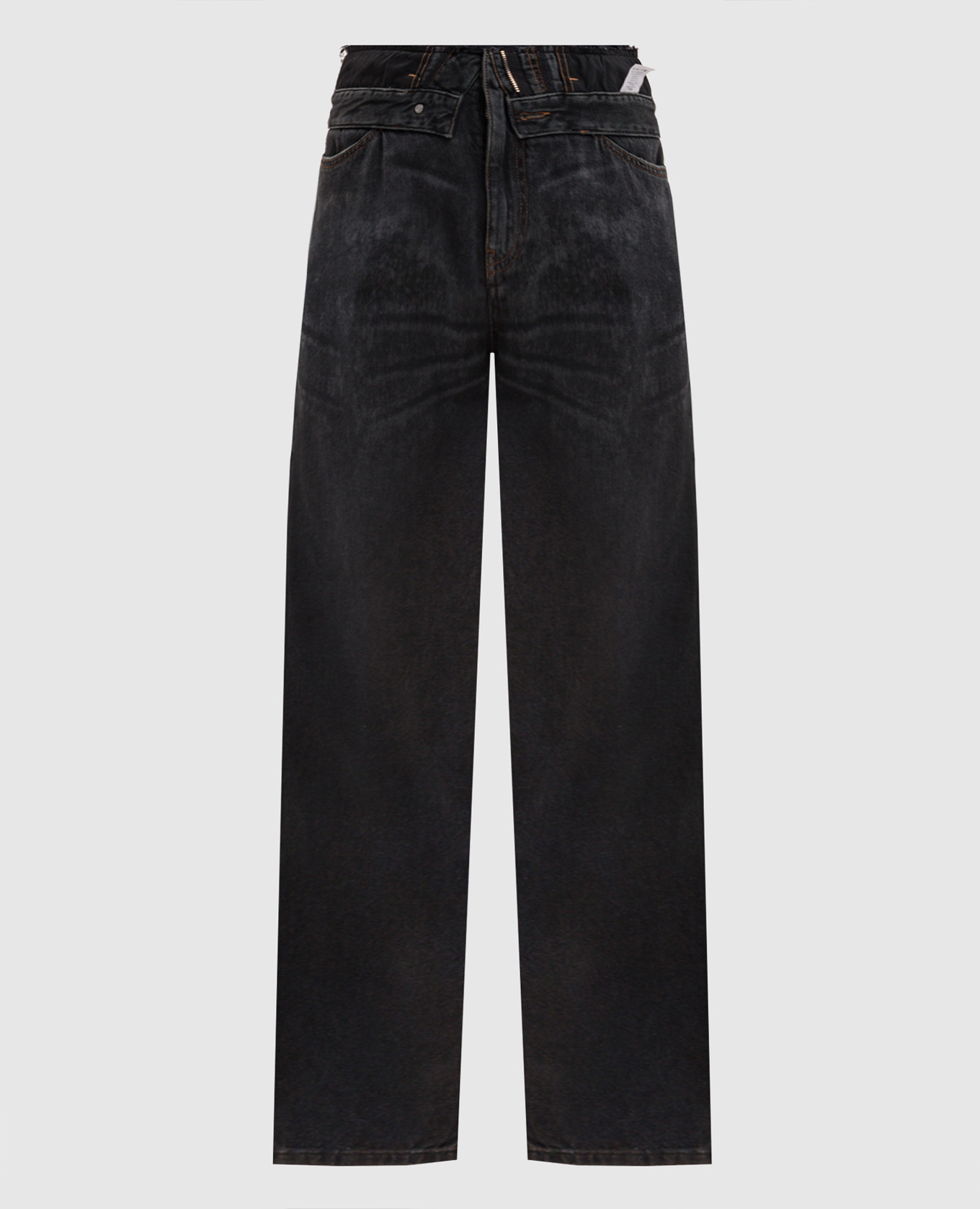 Dark gray ripped jeans Maison Margiela MM6