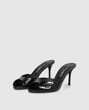 Dolce&Gabbana Keira black patent leather mules CR2023A1471