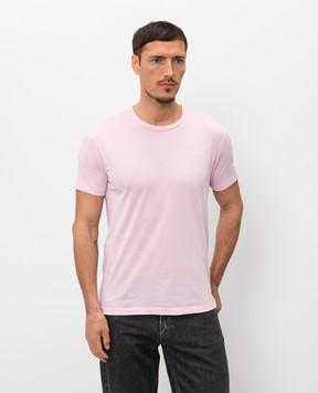 Tom Ford Pink silk t-shirt JCS026JMC084