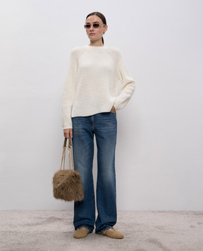 Twinset Blue jeans with a worn effect 252AT2250