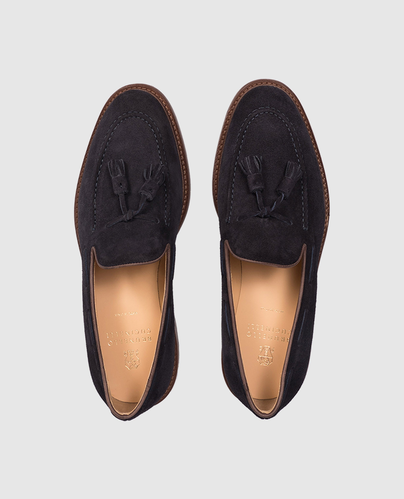 

Blue suede loafers Brunello Cucinelli
