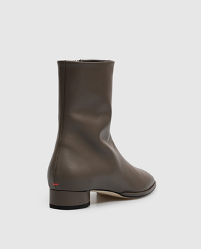 Aeyde Roisin brown leather ankle boots AB0743002052226