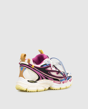 Off-White OW Be Right Back beige logo combination sneakers OWIA289S26FAB006
