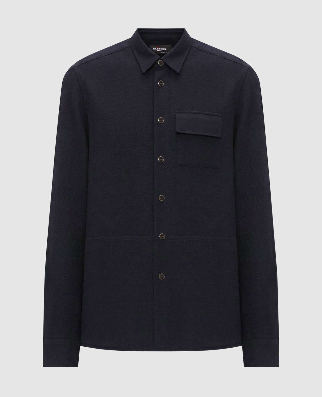 Blue wool shirt