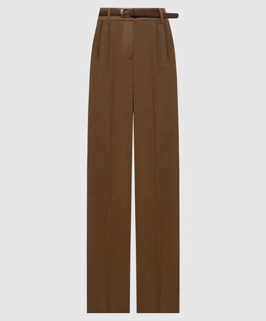 COCCO bruine wollen broek
