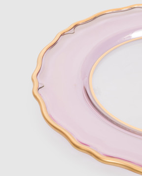 Griffe Pink glass serving plate BO13127RO