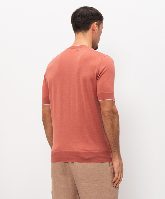 Brunello Cucinelli - Pink T-shirt M29805200 - shop with Bulgaria