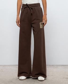 Palm Angels Brown sweatpants PAWCH002FL003