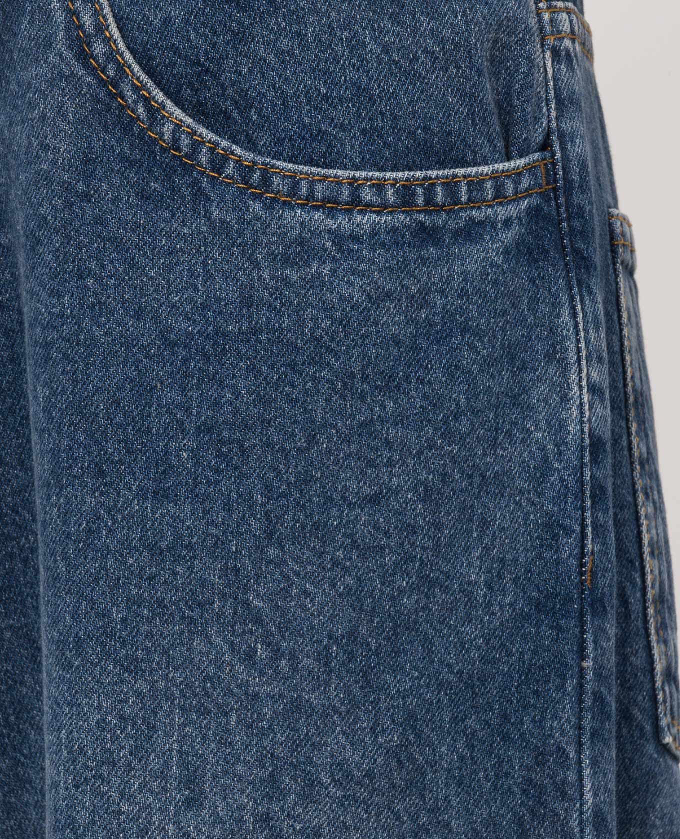 Blue jeans with logo print Palm Angels 5