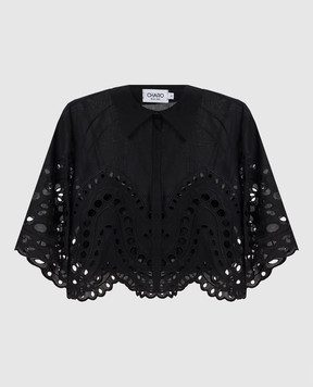 Charo Ruiz Black cropped Storm blouse 263200