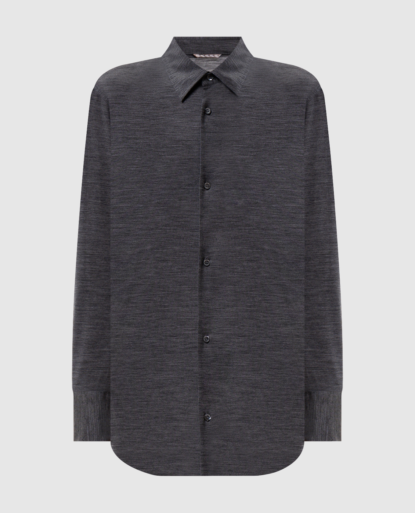 Gray wool shirt