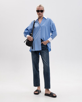 Max & Co Blue jeans with a worn effect MCOPANETTO