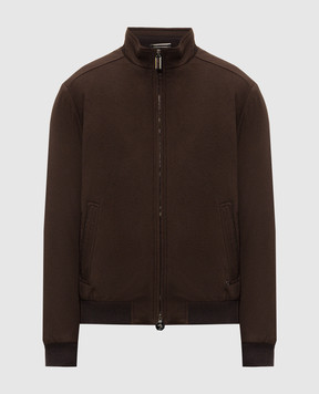 Stefano Ricci Brown cashmere jacket MZJ6300161C0001T