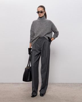 Max Mara Weekend BORGIA gray wool sweater WKDBORGIA