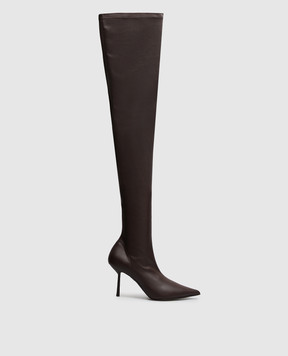 Le Silla Brown over-the-knee boots 4235C080BMPPFAK