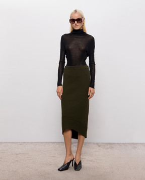 Victoria Beckham Black top with wool 1426JTP007656A