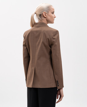 Max Mara UMICO brown double-breasted wool jacket MSTUMICO
