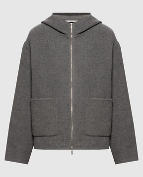 Peserico Gray jacket with wool and cashmere A21082F05EA3197