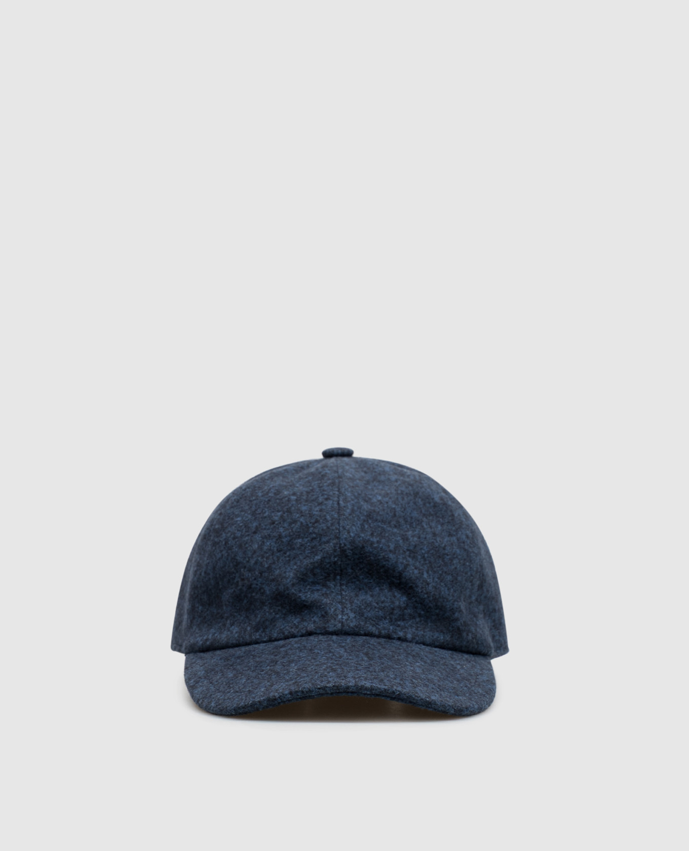 Blue cap with wool