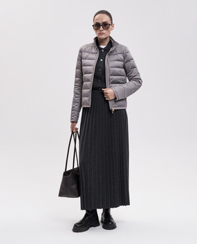 Be Florence Grey quilted down jacket BE2621